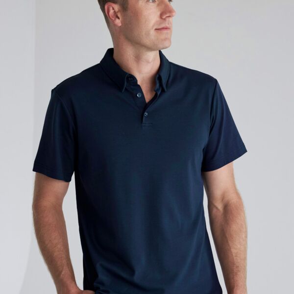 Mens Lotus Short Sleeve Polo Thumbnail